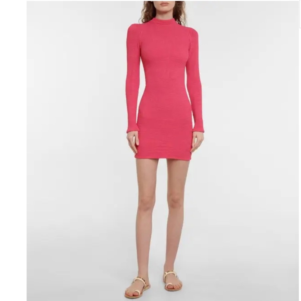 Hunza G Clara Cutout Mini Dress